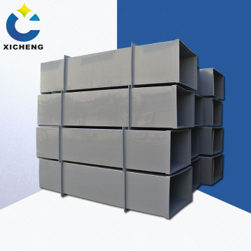 Industrial pp ventilation pipe with square shape