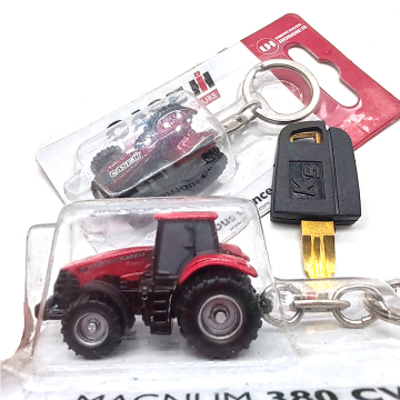 3D Machinery Keychain: εκσκαφείς, ελκυστήρες, φορτωτές, φορτηγά