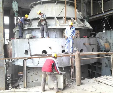 Steel making converter of metallurgical industry