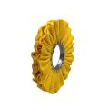 Yellow oblique cloth cutting wheel wind wheel