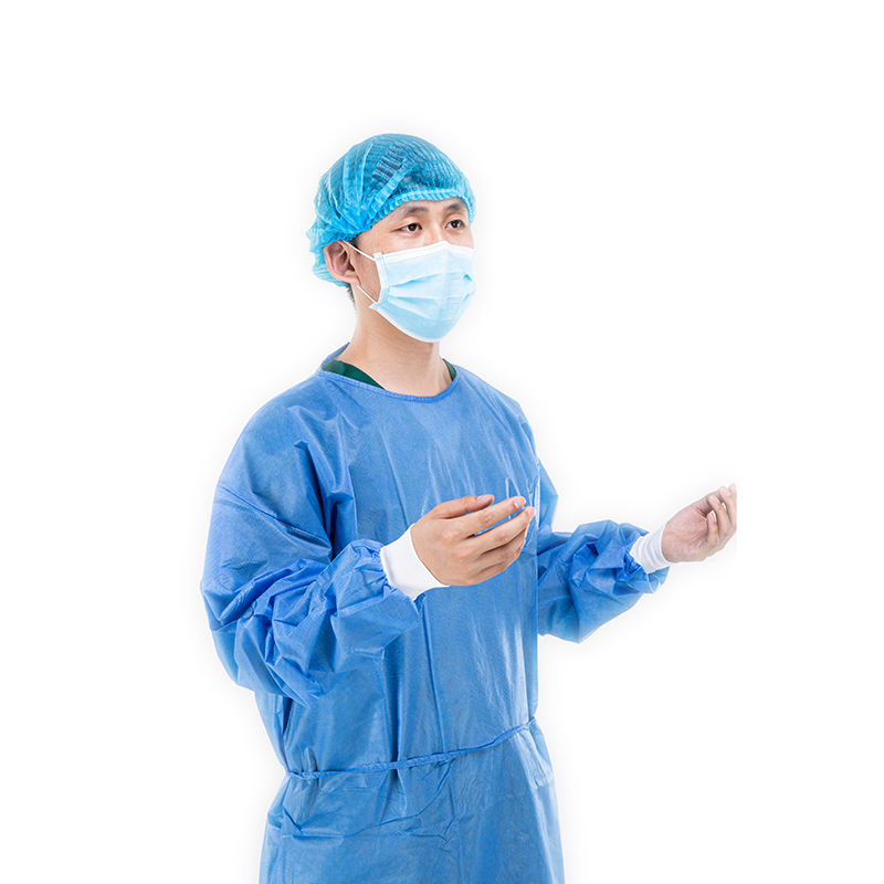 Medical gown sterile for surgical use