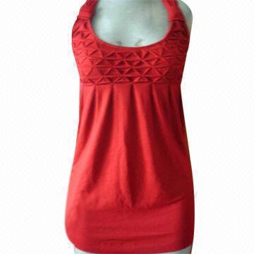 Women's fashionable good-quality knitting top with braiding, customized clothing