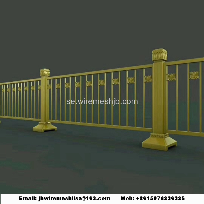 Pulverlackat Traffic Zinc Steel Fence