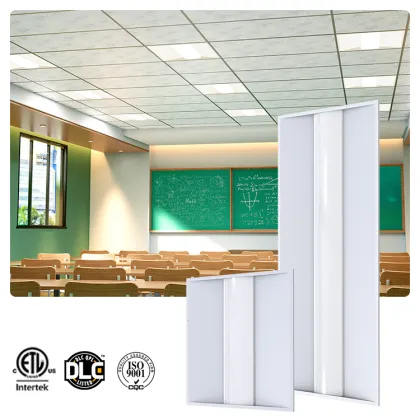 Commercial LED Ceiling Troffer Panel Light Retrofit