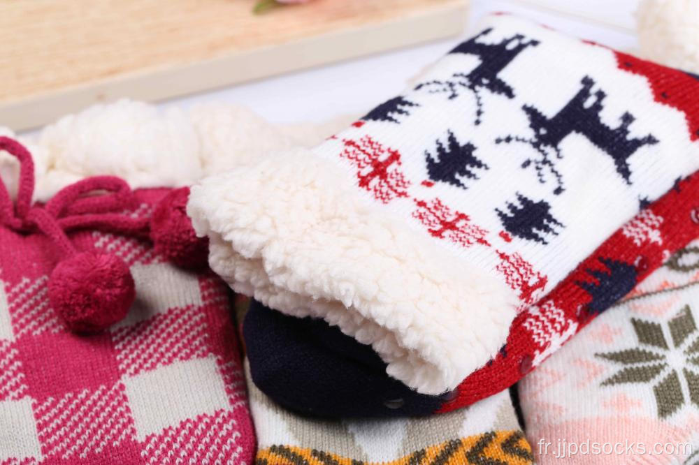 Chaussettes de glissade d&#39;hiver populaires femmes