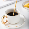 Noel 2023 Gold Jant Çay Bardakları ve Seram Seramik Türk Kahve Supları Porselen Noel Hediyeleri Bardakları