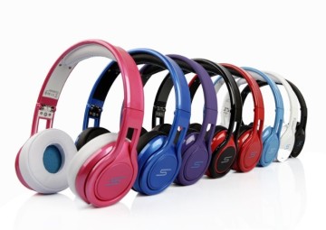 Wireless SMS Audio Street by 50 Cent sync Over-Ear DJ Headphones in black,white,red,blue