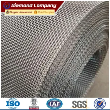 Galvanized Square Hole weaved Wire Mesh