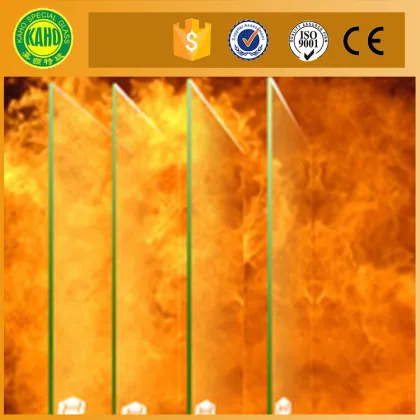 Tempered glass fireproof glass for building