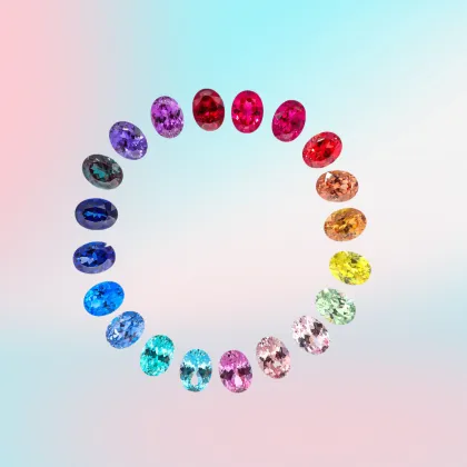 Cultivate Cobalt Spinel Bare Stone Egg Shape Oval Precious Gemstone