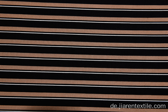 Guter Preis Brown Stripes Bedruckte Stoffe