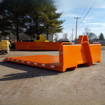 Professional Manufacturing Roll-Off Flatbed Hook Lift Flat Deck for Waste Treatment Machinery