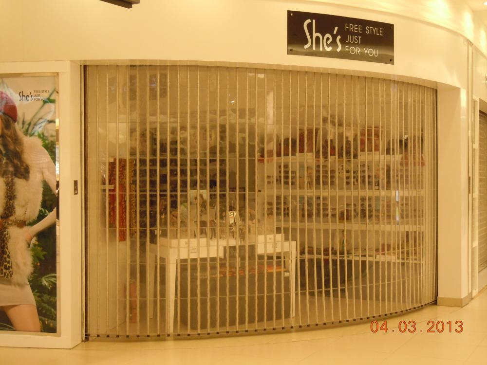 Crystal Transparent Roller Shutter Door