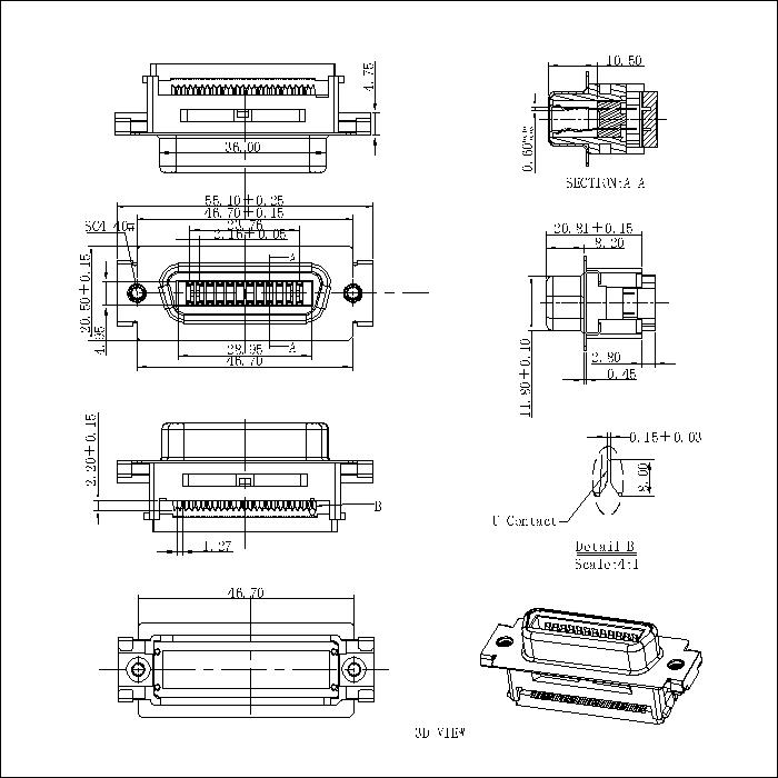 57CI-F24SDKF 57-24F Stamped Pin A TYPE With Nut