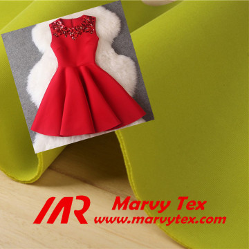 100 polyester double knit fabric woman dress scuba supplier