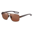 Gold Aviator Retro Men Sonnenbrille für Strand