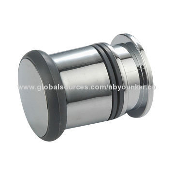 Zinc-alloy Shower Sliding Glass Door Handle with Chrome Plating, Available in Various Sizes