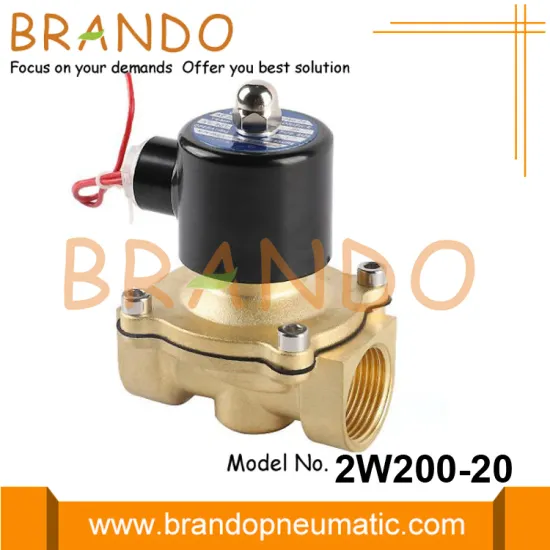 2W200-20 3/4'' Brass Water Solenoid Valve 220V