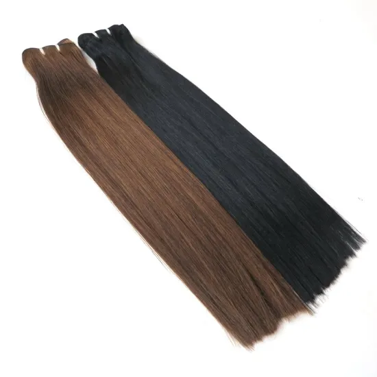 8A quality durable 100% cuticle virgin brazilian ombre two tone color silk straight natural remy extensions hair