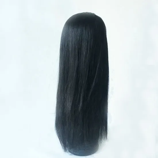 Raw Virgin Cuticle Aligned Brazilian Human Hair Swiss Lace Front/Frontal Wig With Baby Hair For Black Women