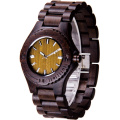 Custom Man's Full Nature Wood Quartz Wrist Watch