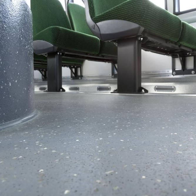 Rolo de piso de ônibus