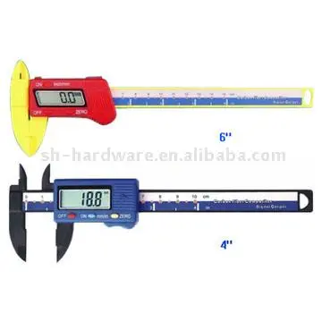 0-150mm/6" Plastic Digital Caliper