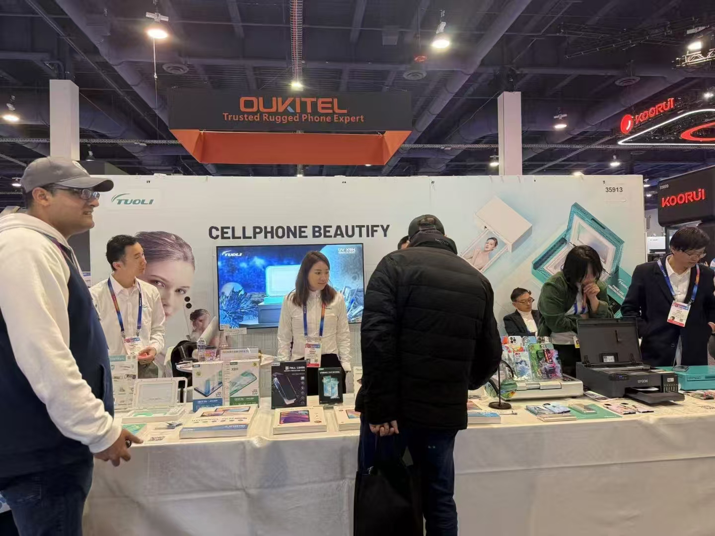 ces exhibition cover printing machine