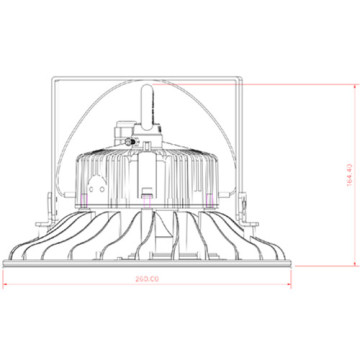 LEDER UFO LED High Bay Temporary Lights