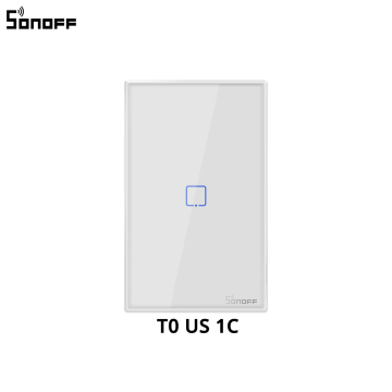 SONOFF TX T0 1Gang WiFi Smart Wall Touch Light Switch - Voice & Touch Control