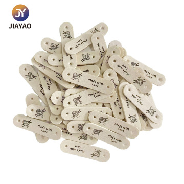 Etiquetas de cuero duraderas para accesorios de tejido