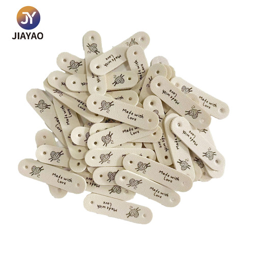 Etiquetas de cuero duraderas para accesorios de tejido