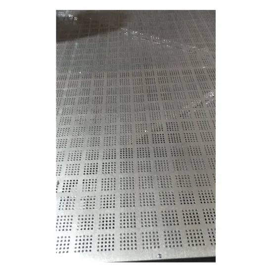 Stainless steel 304/316L round hole perforated metal sheet mesh