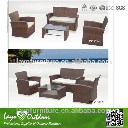 2 year warrantee promise sofa set aluminum frame high quality wicker sectional sofa furniture