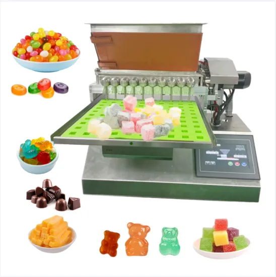 JELLY Chocolate Gummy Depositing Filling Equipment for Small Scale Candy Makers
