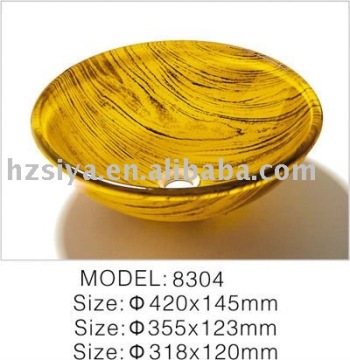 round double-layer wash basin