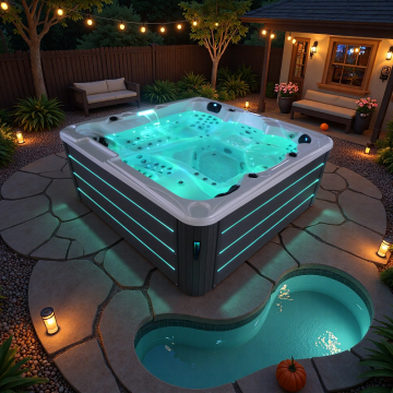 Jacuzzier 5-Person Whirlpool Spa Tubs