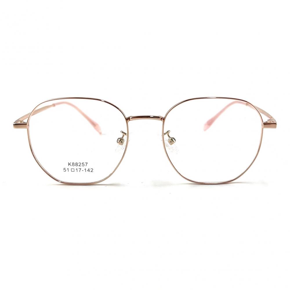 Circular Rose Gold Glass Frames