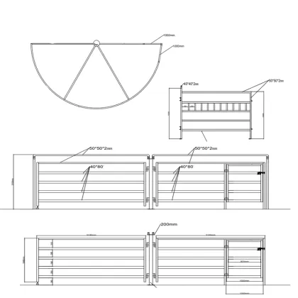 Cattle Force Yard Kits Round Yard G Force