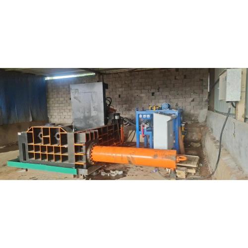 Scrap Round Steel Pipe Rebar Iron Baling Machine