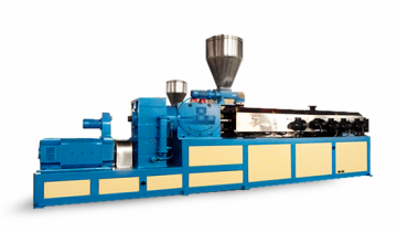 Conical Co-Rotating Double-Screw Cable Material Granulator