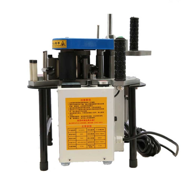 Portable Mini PVC Curve Woodworking Edge Strapping Machine