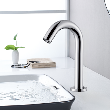 Touchless Basin Mixer Faucet with Sensor for Hot and Cold Water