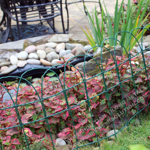 Arch Top Weaving Garden Border Fence