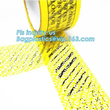 Anti-Counterfeit Holographic Tear Tape, Adhesive Label tape, waterproof double sided foam tape, logo custom printed packing tape