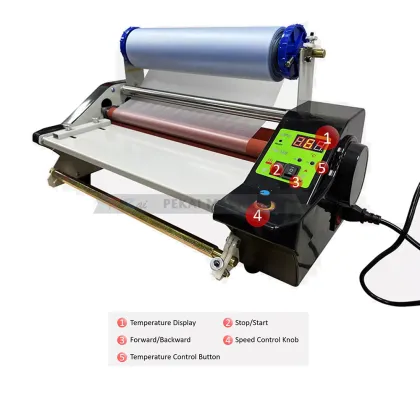 Automatic Cold & Hot Roll Laminator for UV DTF Sticker Transfer