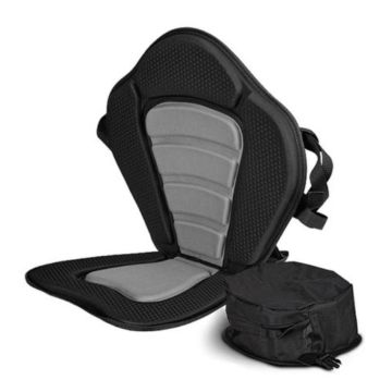 Non slip studded surface kayak seat back