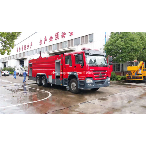 Camión de bomberos de espuma Howo 16tons