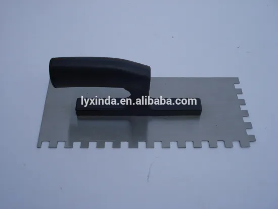 stainless steel plastering trowel with wood handle