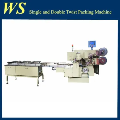 Double Twist Candy Sweet Confectionery Wrapping Machine